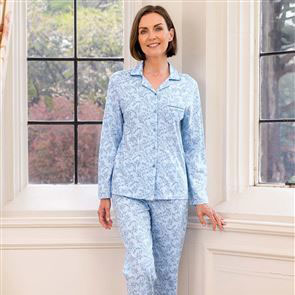 Blue pyjamas for older ladies